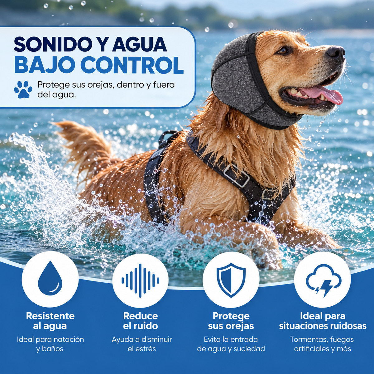 PeluPet | Orejeras con cancelación de ruido